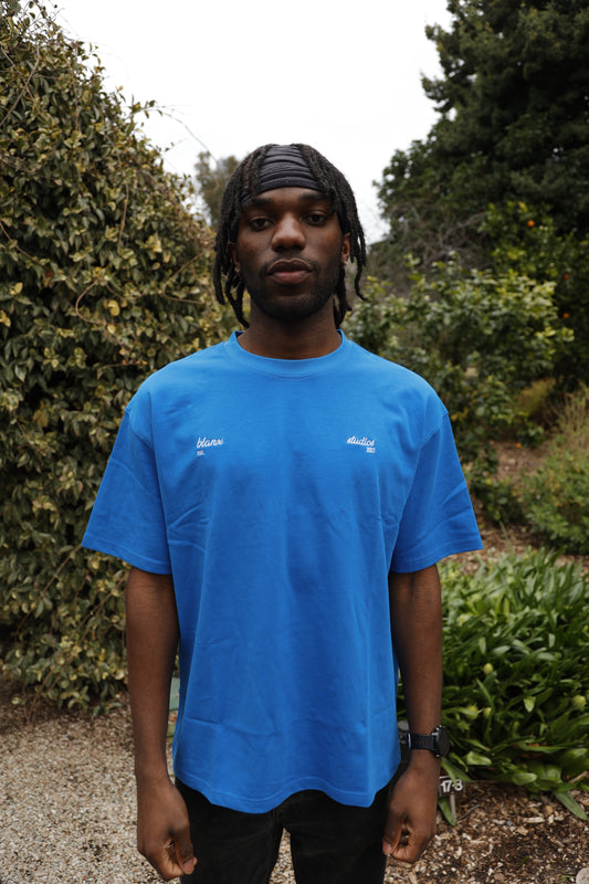 Athletics Tee in Blue