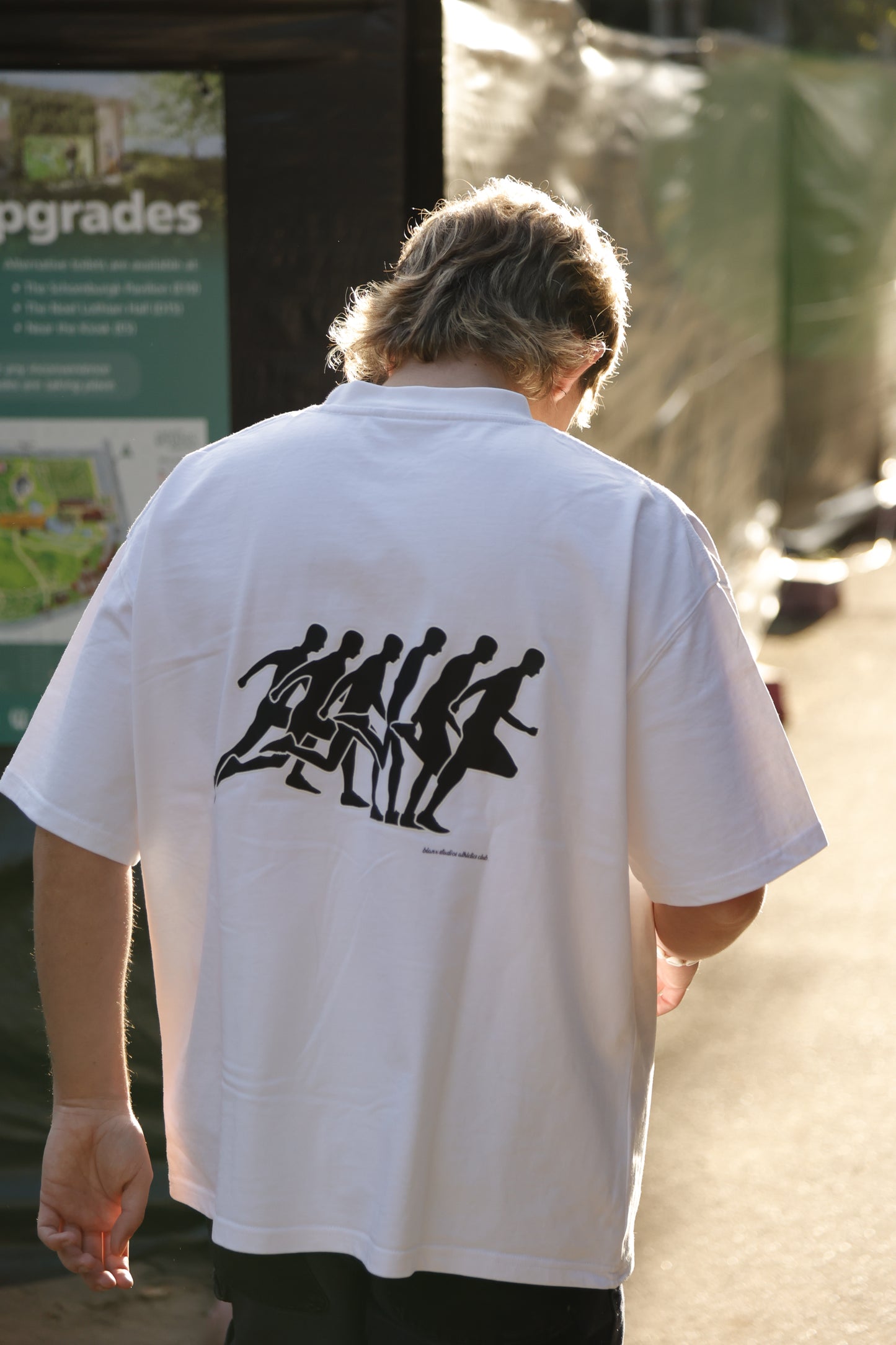 Athletics Tee in White