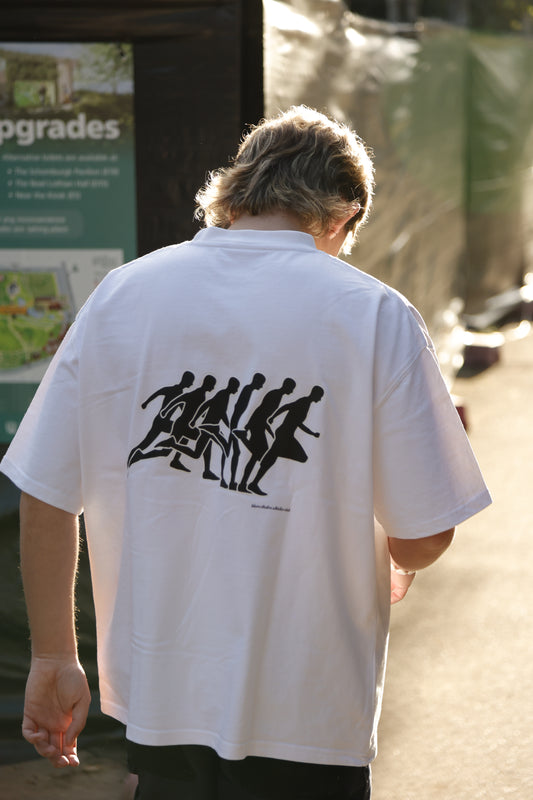 Athletics Tee in White