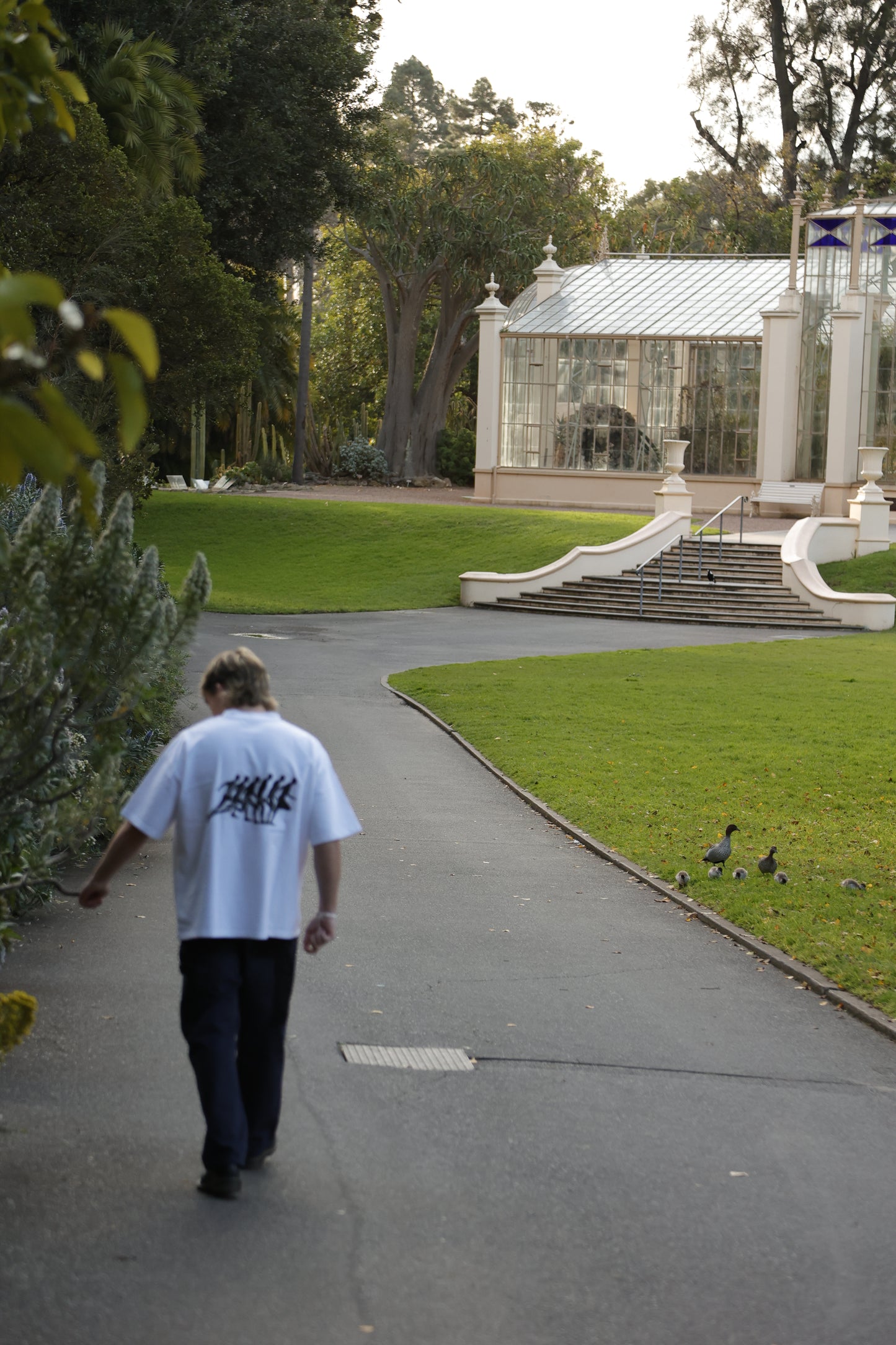 Athletics Tee in White
