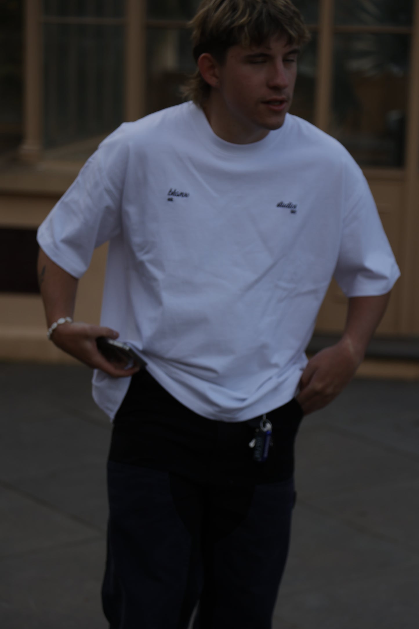 Athletics Tee in White