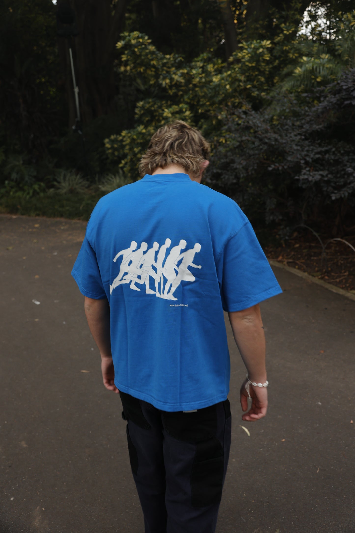 Athletics Tee in Blue