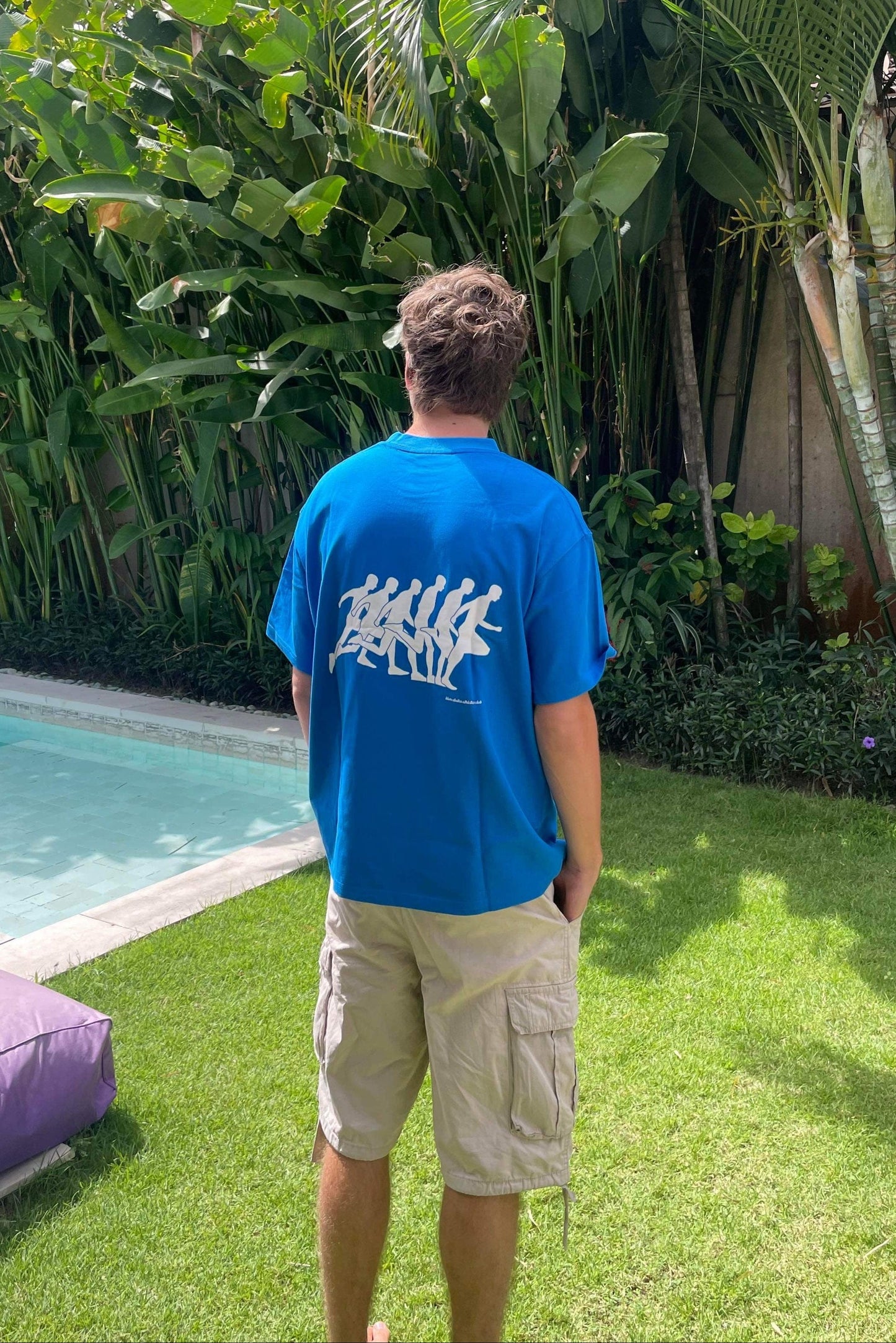 Athletics Tee in Blue